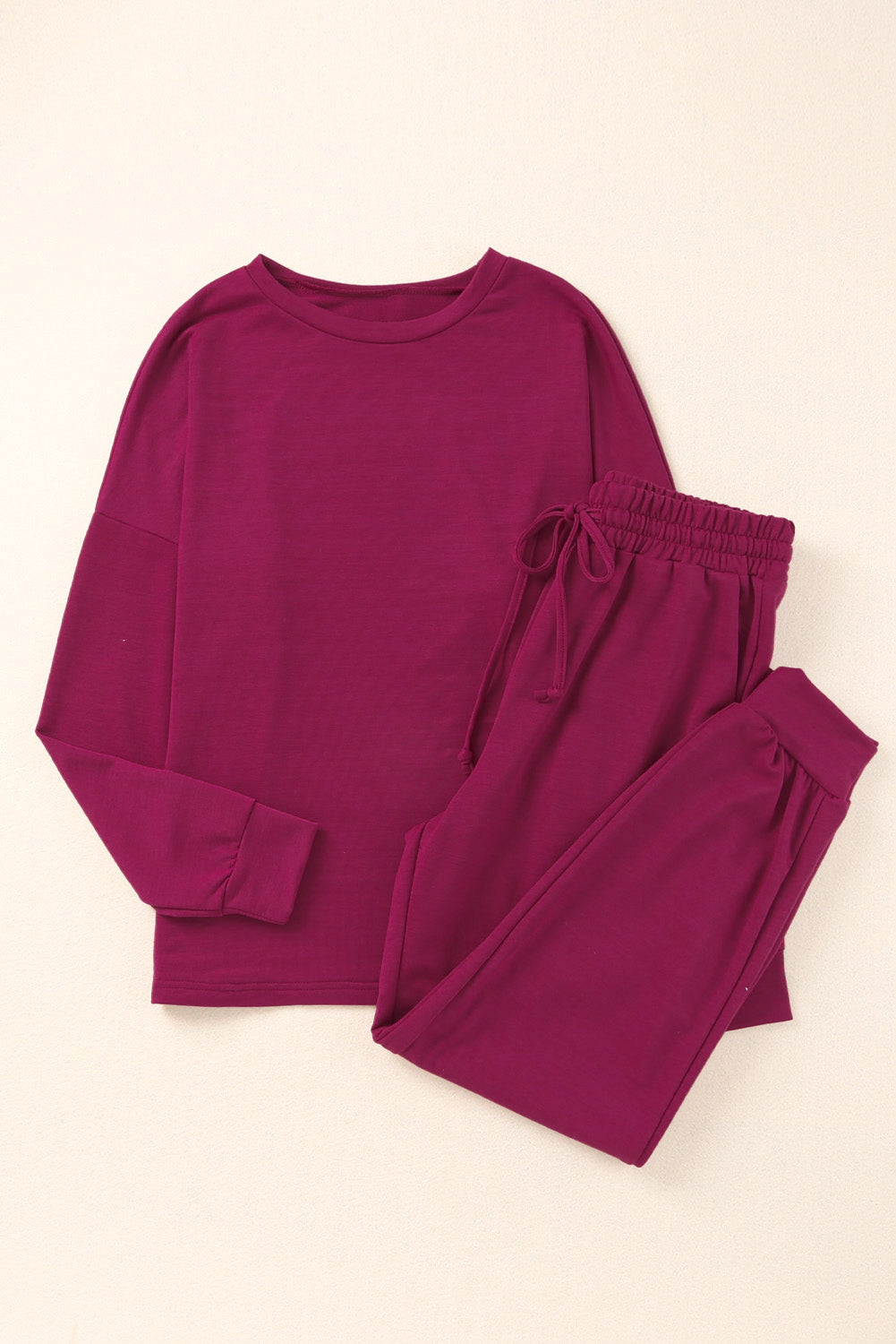 Long Sleeve Pullover and Jogger Pants Lounge Set